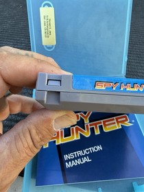Spy Hunter (Nintendo NES) Original, Cartridge, Manual Blue/clear Case Mint