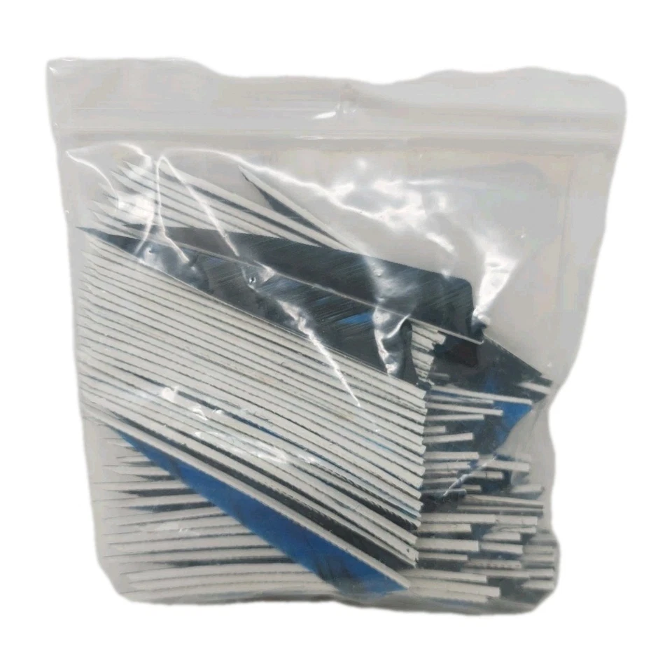 100 Pack Gateway Feathers 4" Left Wing: Shield Camo Tre Blue 400LSTBL-100 - Image 3 of 3