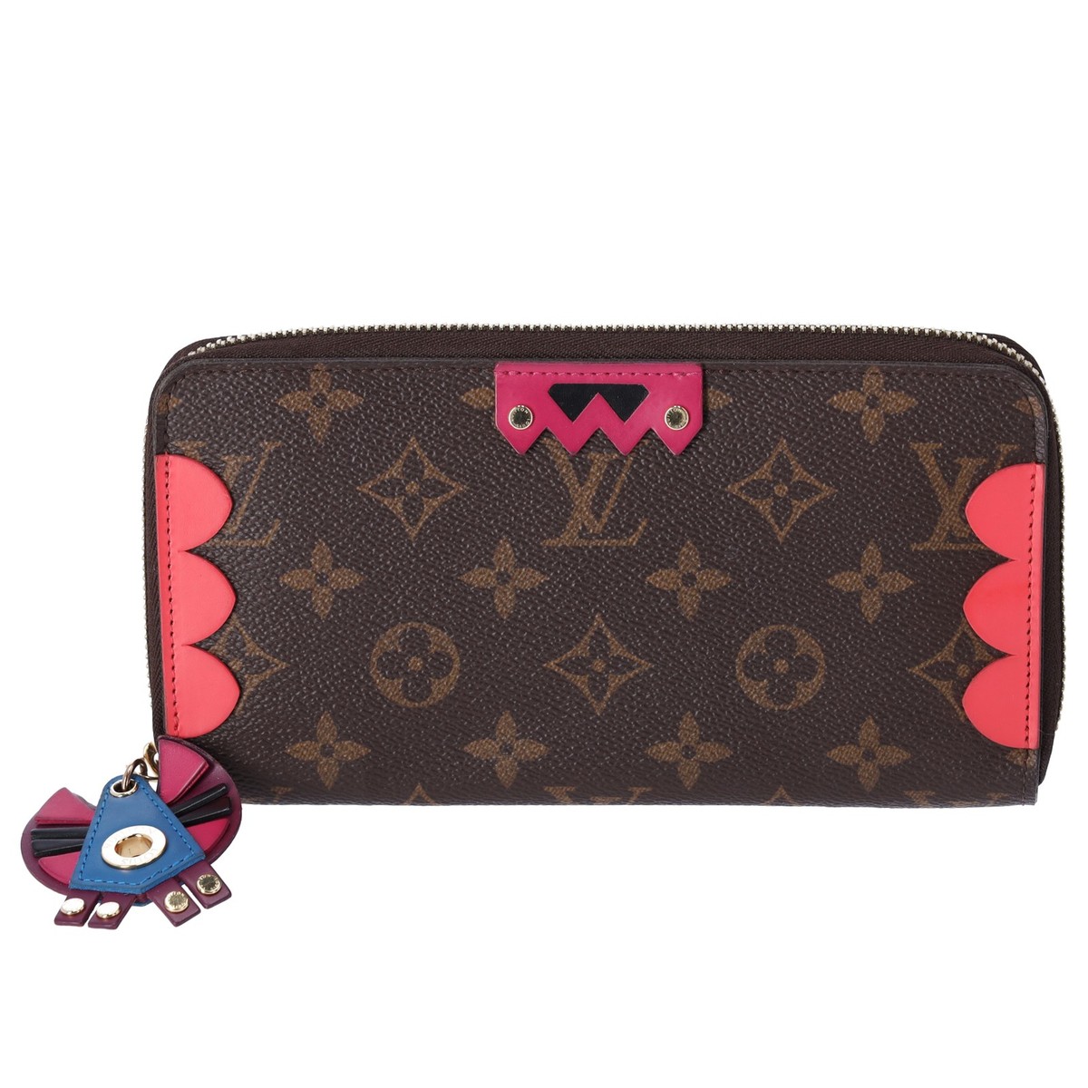 Louis Vuitton Zippy Wallet Monogram Totem M61364 Flamingo | eBay