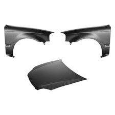 For Honda Civic 99-00 3-piece Hood Panel Front Driver And Passenger Side For Honda Civic 99-00 3-piece Hood Panel Front Driver And Passenger Side