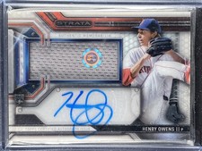 Owens, Henry - 2016 Topps Strata - Swatch/Autograph - Rookie
