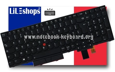 Clavier Français Original Pour Lenovo ThinkPad T570 / T580 / P51s / P52s - Photo 1/2