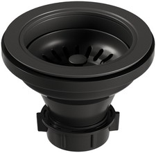 Vigo VGSTRAINERST Noma 3-1/2" Kitchen Basket Strainer - Black