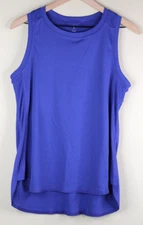 Layer 8 Racerback Womens Purple Tank Top Qwick Dry Medium