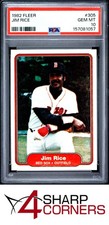 1982 FLEER #305 JIM RICE RED SOX HOF PSA 10