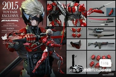 VGM19 ホットトイズ雷電 インフェルノアーマーl Gearフィギュア Hot Toys 1/6 VGM19 Metal Gear Rising Revengeance Raiden Inferno