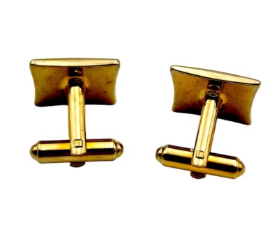 Set Vintage 3 Pièces Hickok : Boutons De Manchette Et épingle De Cravate Dorés - Occasion