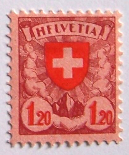 Switzerland/Schweiz 1924 - Zumstein 164.2.01a Plate error Coat of arms MNH - Picture 1 of 1