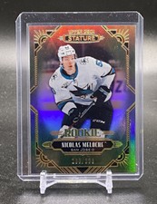 2020-21 Upper Deck Stature #137 Nicolas Meloche RC Rookie  290/399 Sharks