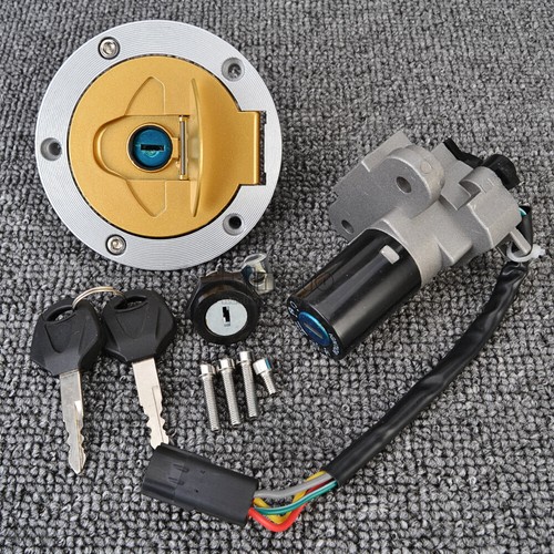 Fuel Gas Cap Ignition Switch Seat Lock W/ Key Set For Ducati 1098/1098S 1198 - Imagen 4 de 10