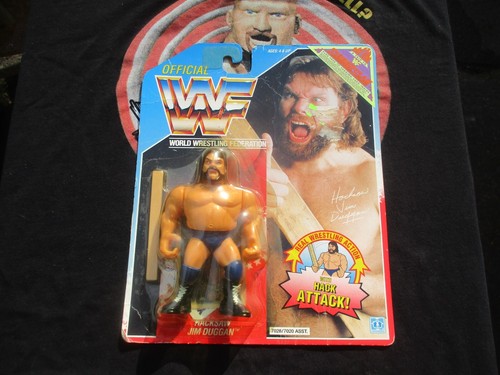 WWF Hasbro Hacksaw Jim Duggan Blue Card series 2 M...