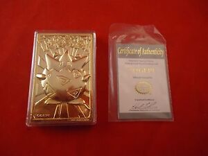 Togepi Pokemon Special Edition 23 Karat Gold Plated Trading Card W Coa Ebay