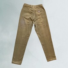 Vintage Guess Jeans Women 30 26x28 Tan Denim Tapered Georges Marciano 90s USA