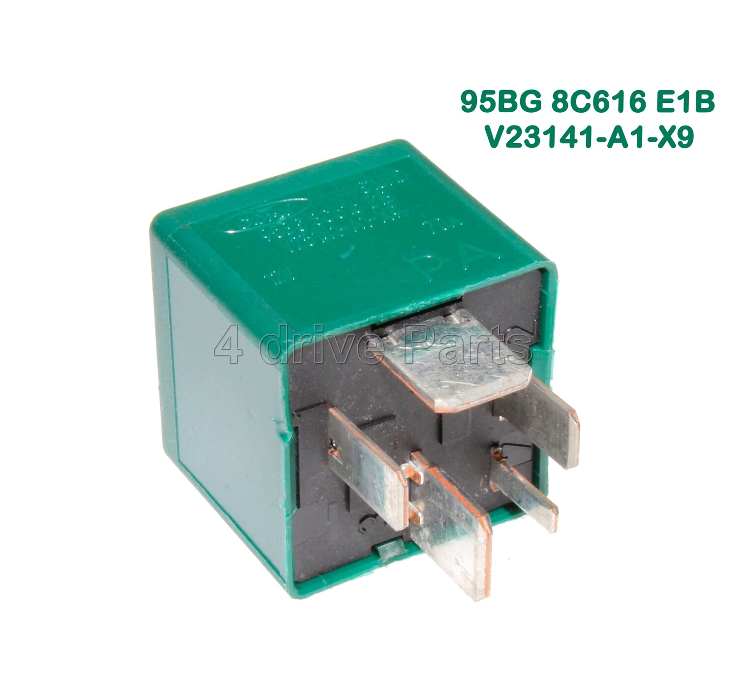 95BG8C616E1B Ford Focus Mondeo Fiesta 12V Green Cooling Fan Relay