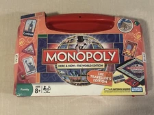 2008 Monopoly Here & Now: The World Edition The Traveller’s Edition Carry Case