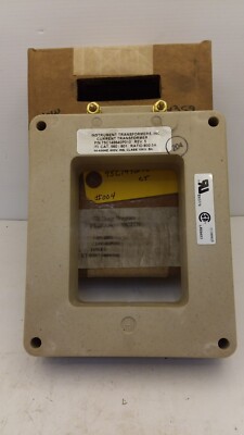 INSTRUMENT TRANSFORMERS 75C149640P010 CURRENT TRANSFORMER 50-400HZ 600V NIB
