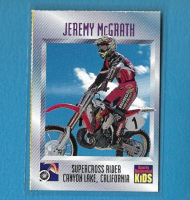 1997 SI Sports Kids JEREMY MCGRATH Rookie Motocross Supercross X-Games GOAT #565