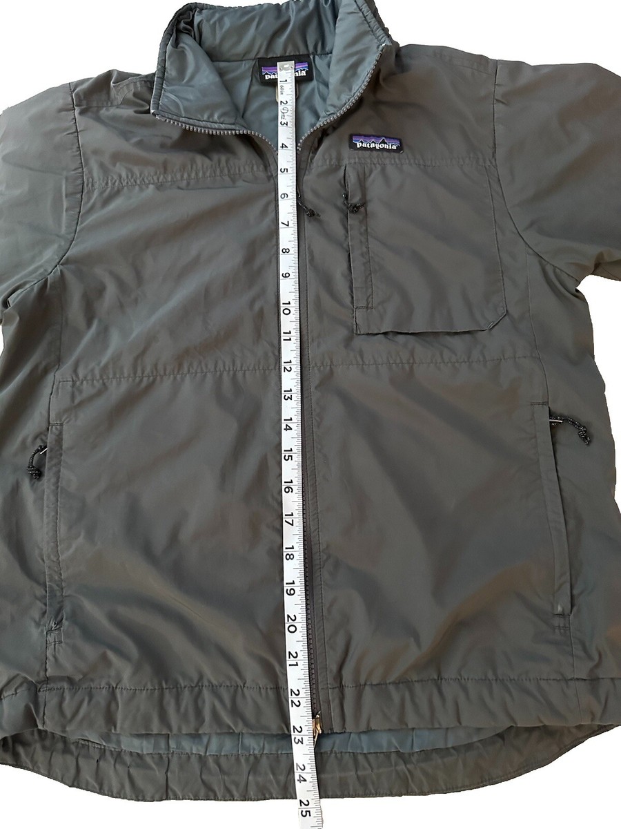 Men's Patagonia Lightweight Crankset Hooded Jacket Gray Size XS