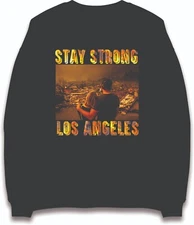 Stay Strong Los Angeles Inspirational Unisex Jumper, Motivational LA Apparel,