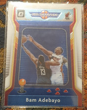 2020-21 Panini Optic Bam Abedayo Air Defense Insert Card - Miami Heat