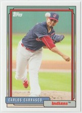 2017 Topps Archives #296 Carlos Carrasco - Cleveland Indians