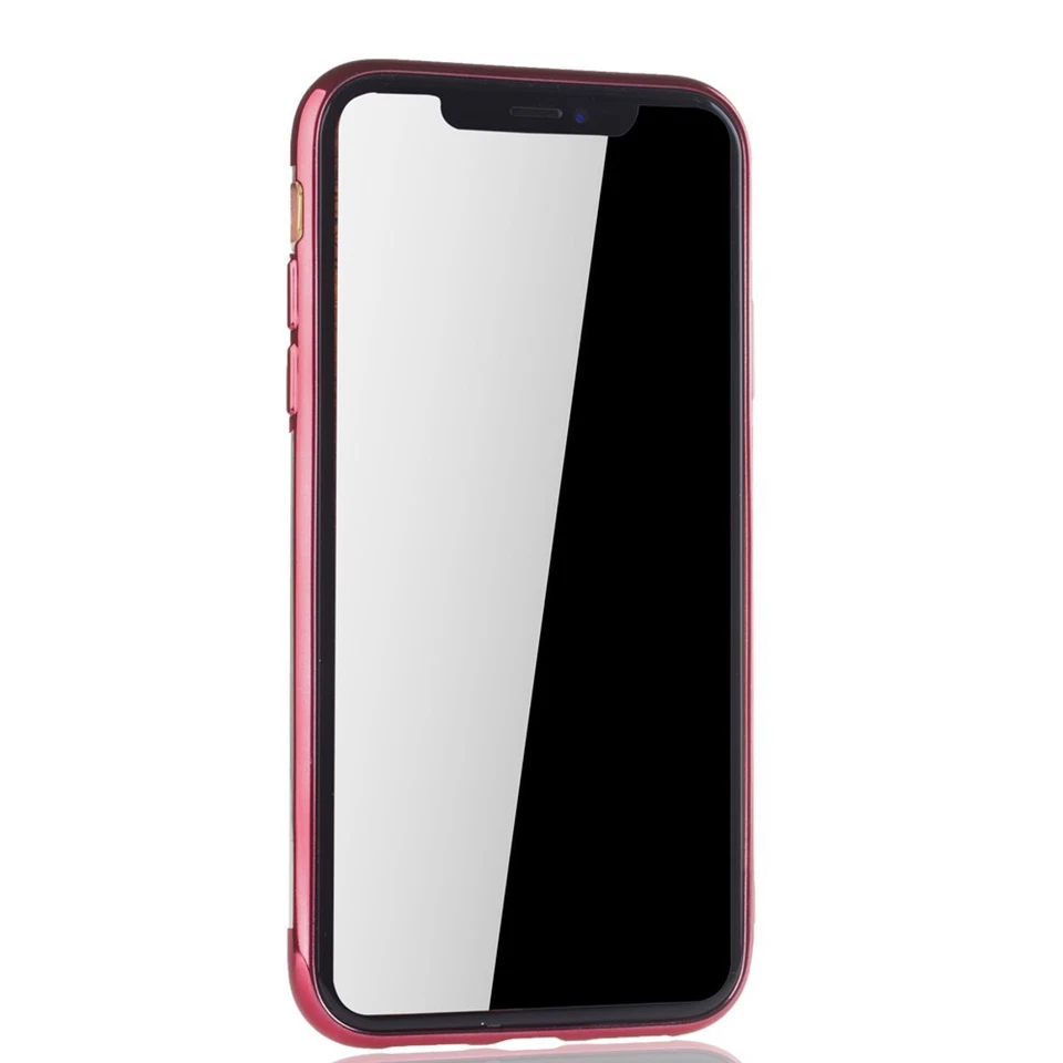 Apple IPHONE Xs Max Custodia Cover per Cellulare Protettiva Bumper Rossa - Immagine 3 di 4