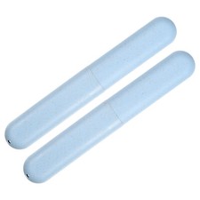 2pcs Traveling Toothbrush Holders Case for Travel Blue 8.07''x1.22''x0.83''