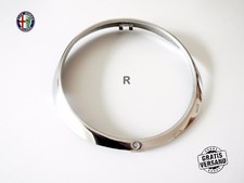 CHROMRING ZIERRING SCHEINWERFER ALFA ROMEO SPIDER 105 115 66-93 RECHTS VERCHROMT