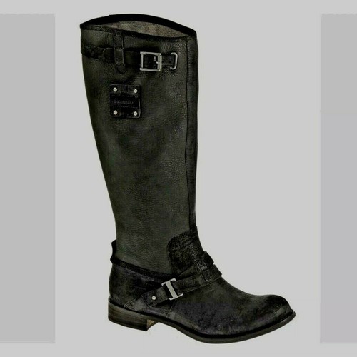 Women's Leather Riding Boots - Cat by Caterpillar Corrine - Black or Fireweed - Picture 4 of 16