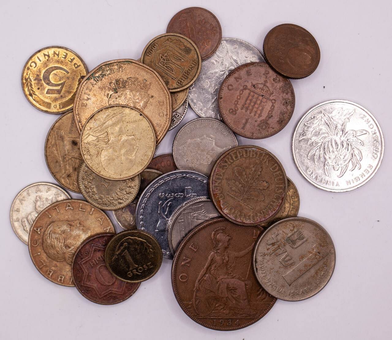 100+ Gram Of Lot of Old coins Different countries Rare old coins eBay