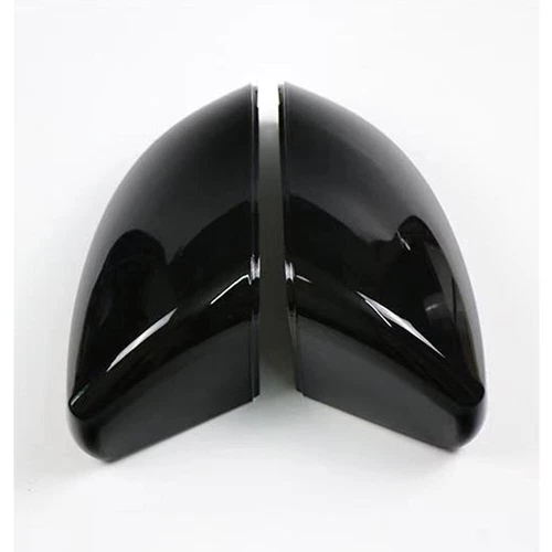 Gloss Black Rear Side View Mirror Cover Cap For Land Range Rover Sport 2014-2021