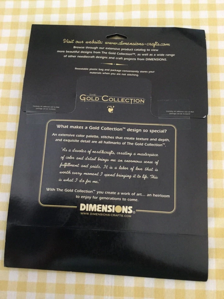 DIMENSIONS - THE GOLD COLLECTION - WINTERS LACE - 35009 - Image 3 of 3