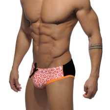 Men's Quick Dry Triangle Low-rise Swimming Shorts Fashion Skinny Spa Pants