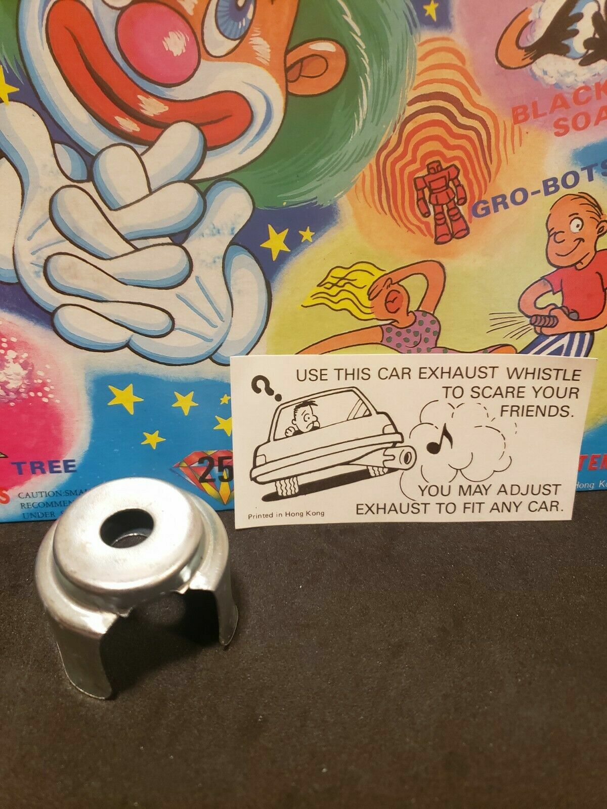 3 New Car Auto Exhaust Pipe Muffler Whistle Tip Trick Prank Adult Gag