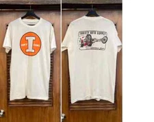 Vintage 1960’s Original Isky Cams Hot Rod Drag Race NHRA Cotton Two-Sided T-Shir