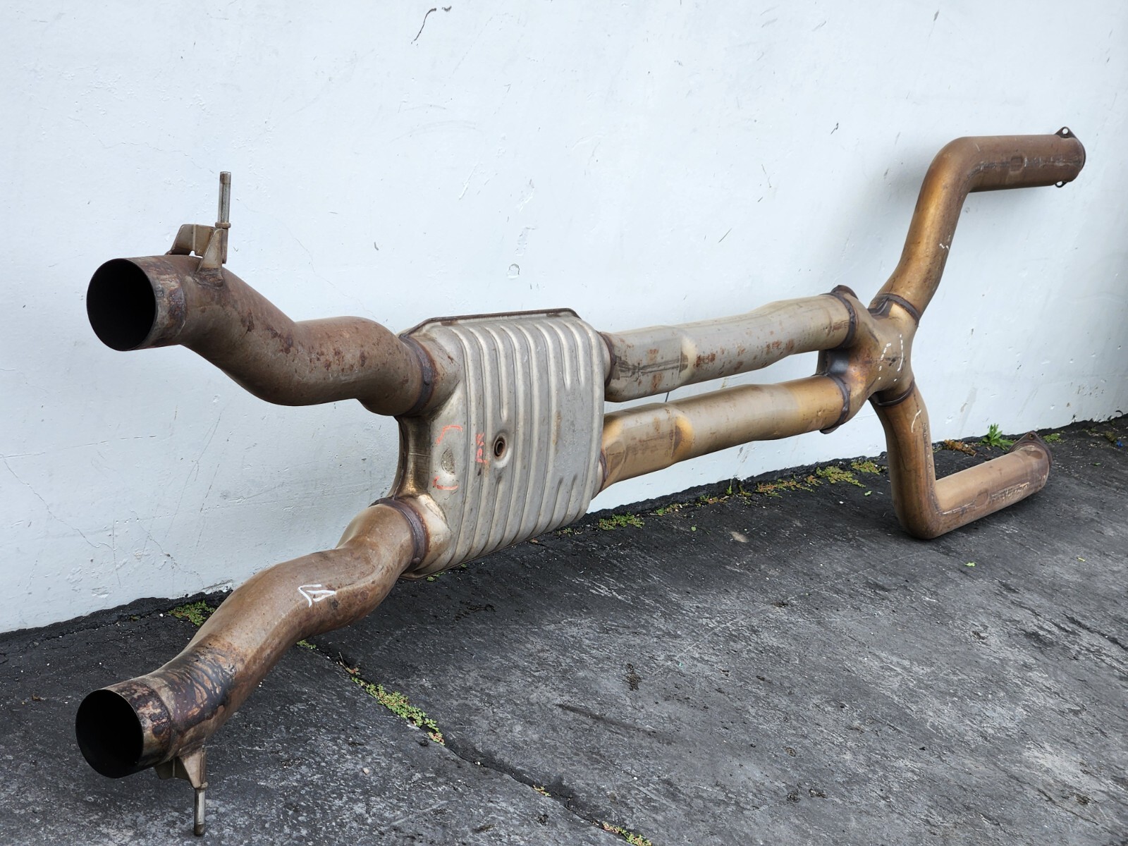 ✅ 10-14 OEM Rolls-Royce Ghost RR4 Front Center Tail Pipe Exhaust Muffler Assy