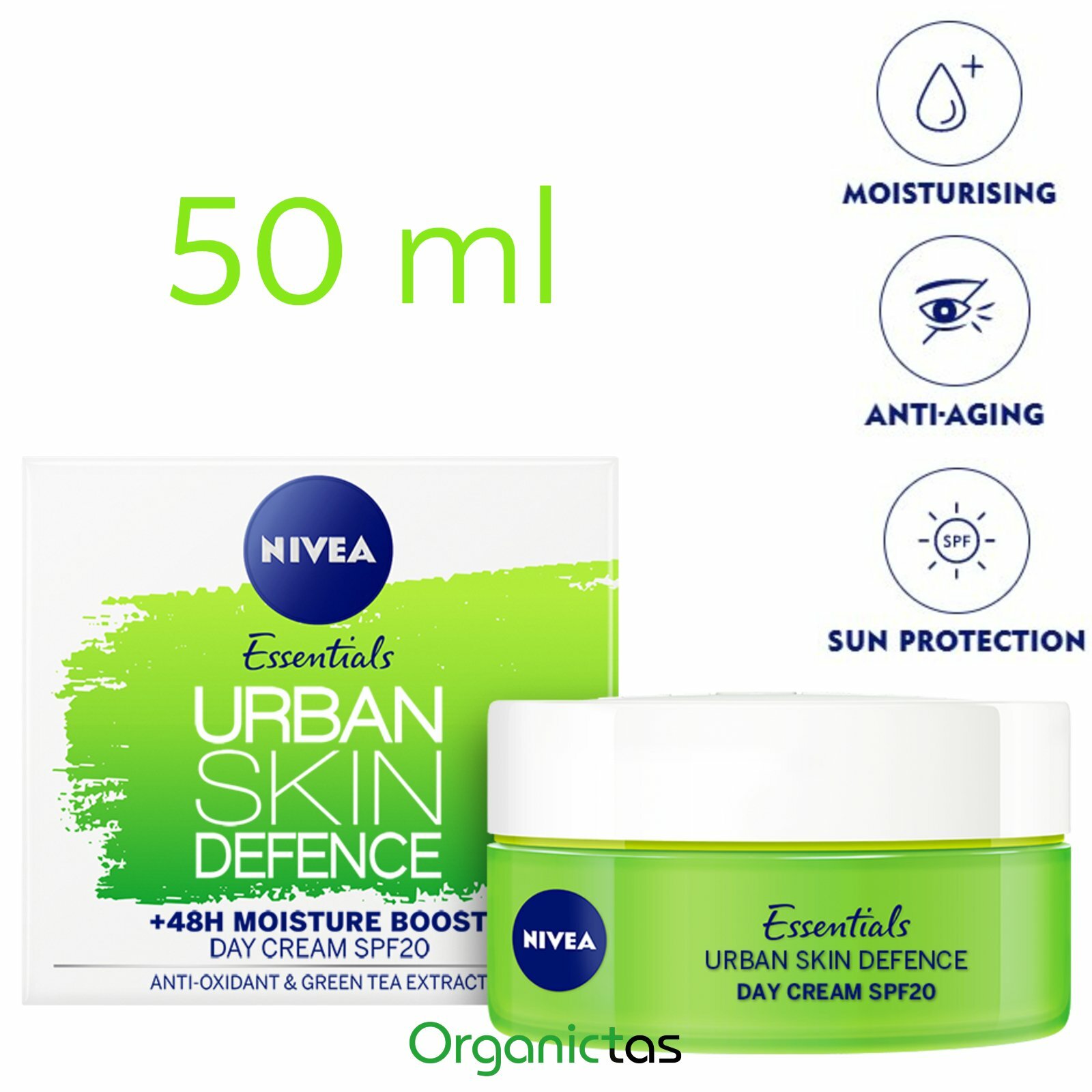 nivea green tea moisturizer