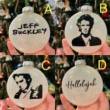 Handmade “Jeff Buckley" Christmas ornaments! see details!