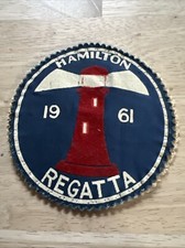 Patch Hamilton Regatta Canada 1961 "RARA" vintage