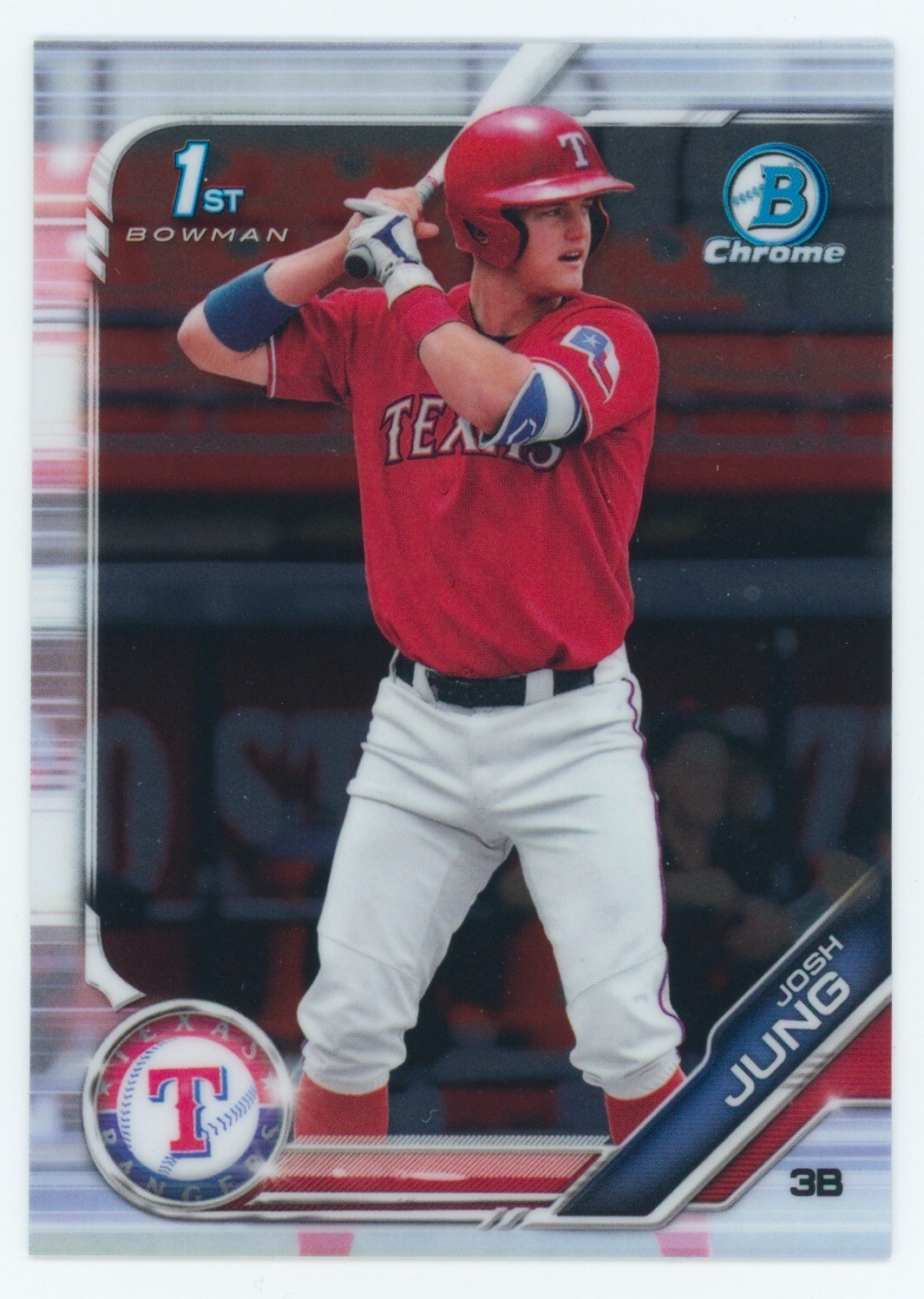 2019 Bowman 1st Chrome Josh Jung Rookie #BDC7 Texas Rangers | eBay