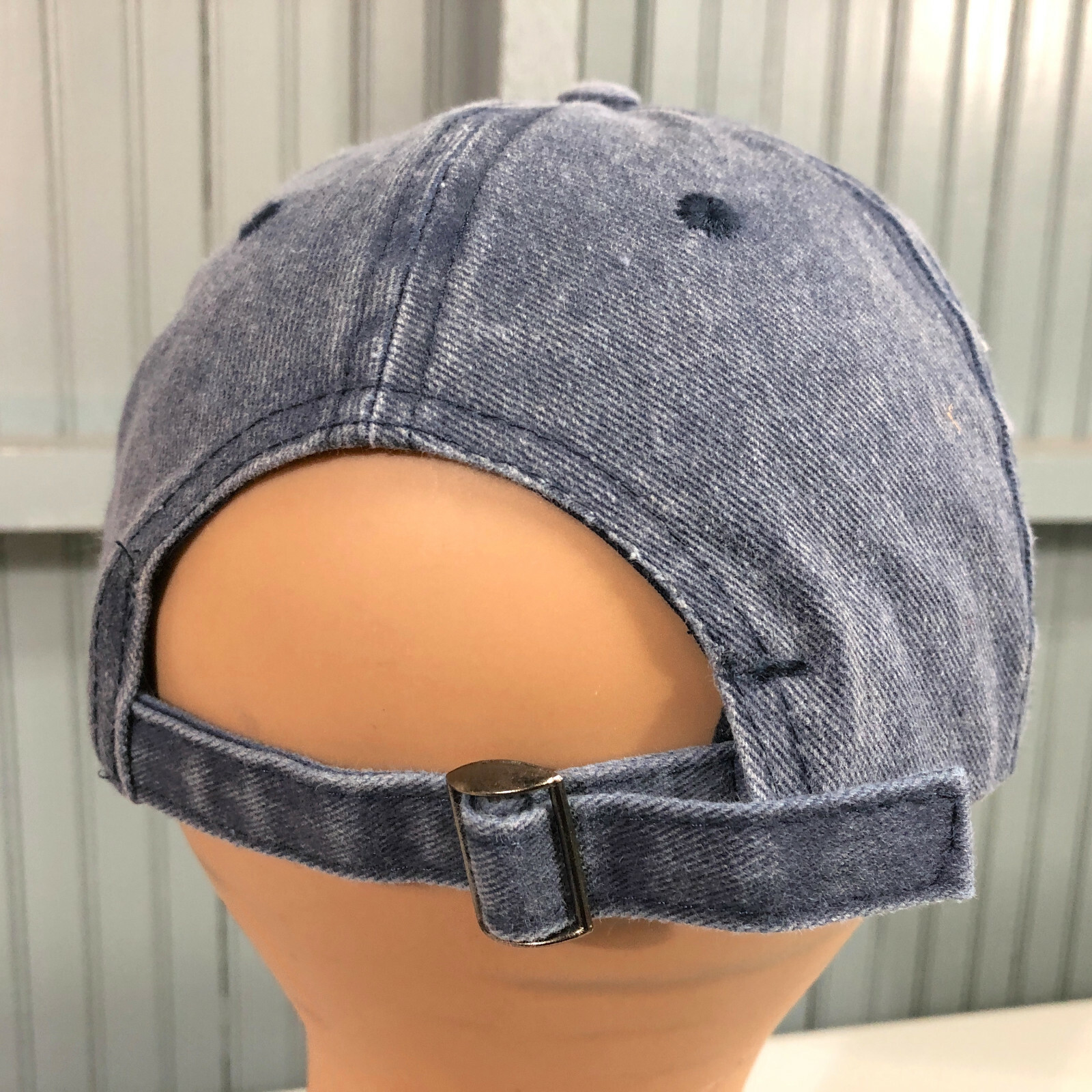 Gray Chill Script Strapback Baseball Hat Cap - image 4