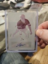 2019 Leaf Flash Foundations Printing Plate Magenta 1/1 Logan Wyatt #FF2-LW1 Auto