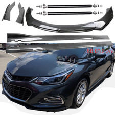 For Chevy Cruze Carbon Fiber Front Bumper Lip Spoiler 86.6 Side Skirt Kit For Chevy Cruze Carbon Fiber Front Bumper Lip Spoiler 86.6 Side Skirt Kit