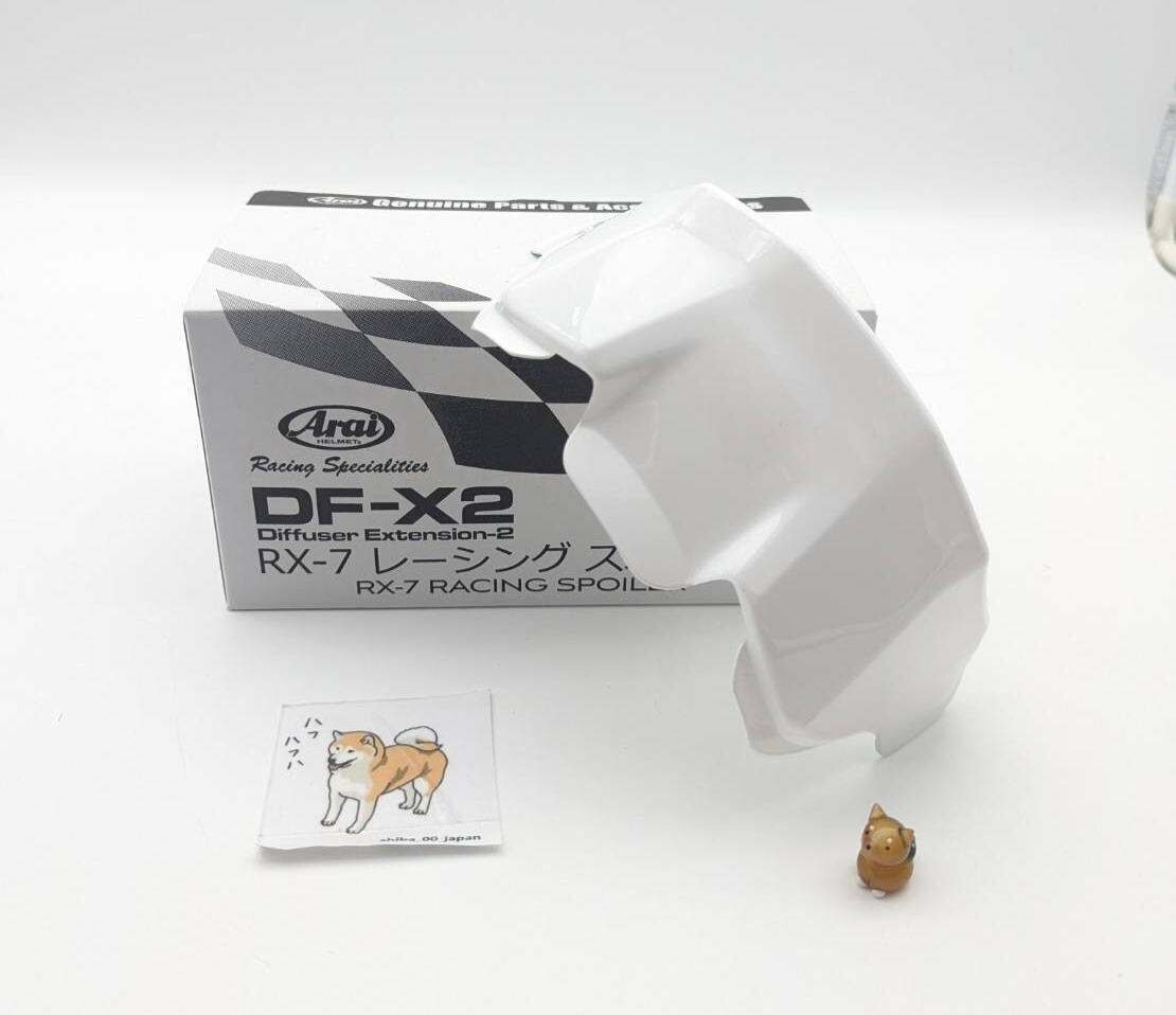 Arai Racing air spoiler DF-X2 diffuser extension RX-7X White
