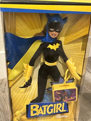NEW in Box Mattel 2003 Barbie Batgirl DC Comics W/ Mini Lunchbox
