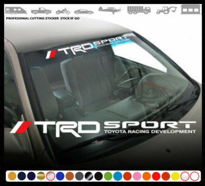 TRD Sport Racing Development Vinyl Die-Cut Windshield Window Decal Stickers #131