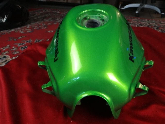 Fuel Tank, CL Green, 2008-12 Kawasaki Ninja 250 EX250, 51086-5475-15P - Image 3 of 4