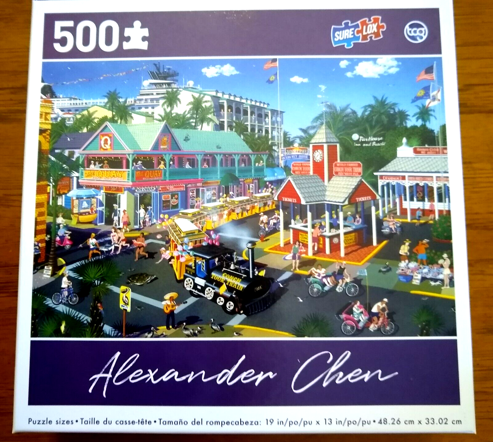 ALEXANDER CHEN  "KEY WEST"  500 Piece Puzzle - 19" x 13"- BRAND NEW  SEALED BOX