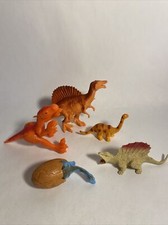 vintage Dinosaur Toys Assorted Sizes Plastic Dinosaur Figures Lot of 5 1990s
