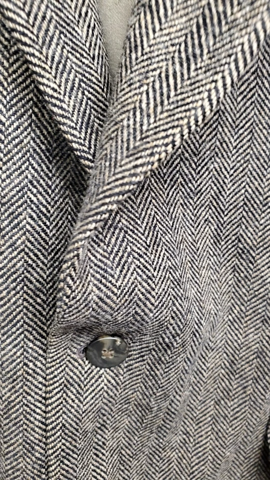 Blazer Abrigo Deportivo Nordstrom Para Hombres Chaqueta Informal 2 Botones Talla 44R Traje de Tweed De Colección Foto 3 de 4